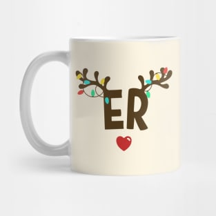 ER Nurse Christmas Mug